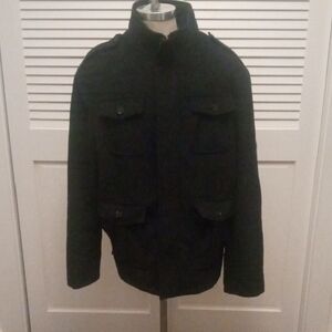 Merona Men's Black Military Jacket